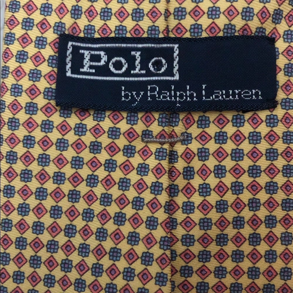 Vtg yellow power tie